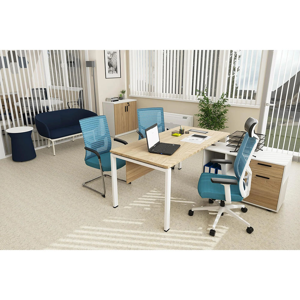 Офис бюро Monaco 160/80/75h см бряст-бяло